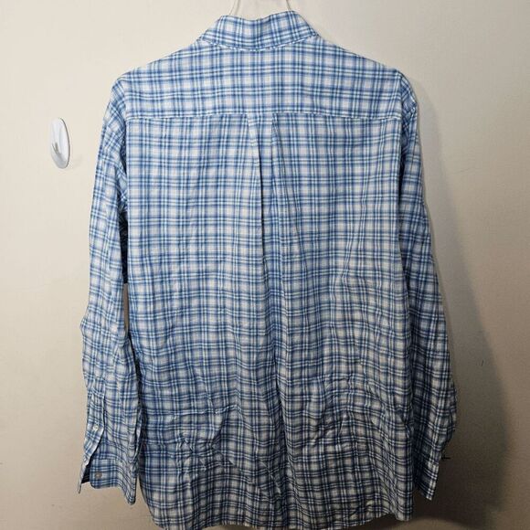 Vineyard Vines Murray Shirt 100% Cotton Long Sleeve Button Down Plaid Shirt Mens - Picture 3 of 3